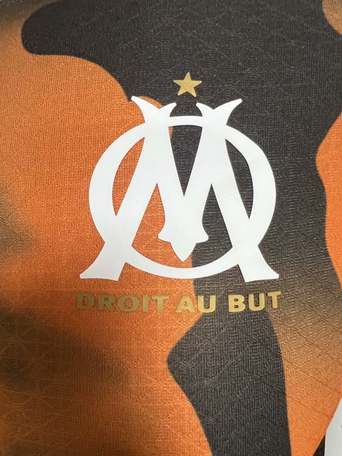 Marseilles 23/24 Third Black/Orange Jersey(Player)