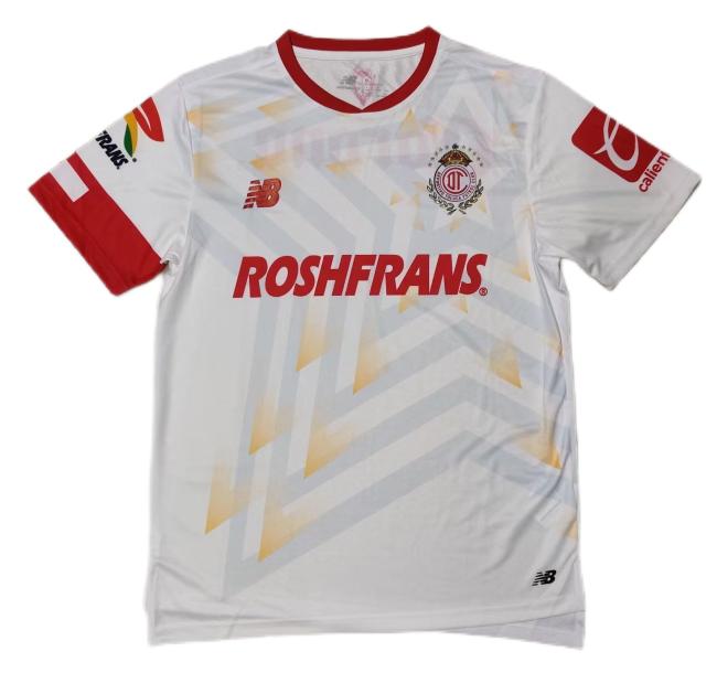 Toluca 23/24 Away White Soccer Jersey