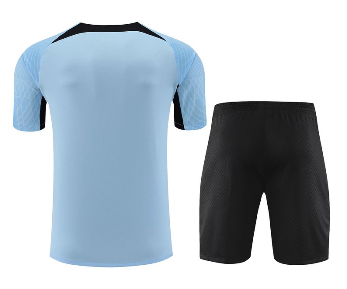 Inter Milan 23/24 Sky Blue/Black Training Kit Jersey