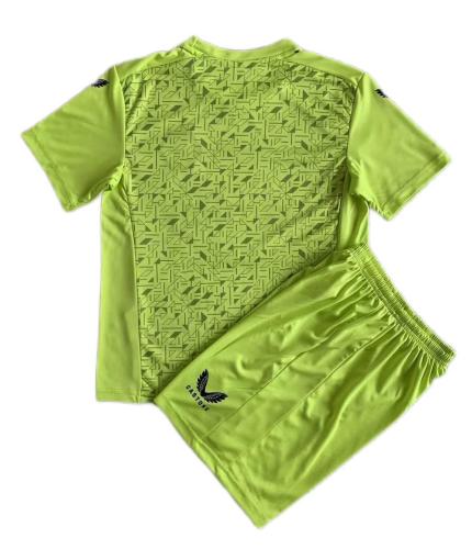 Kids-Wolves 23/24 GK Green Soccer Jersey