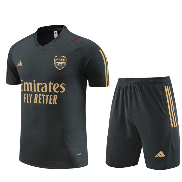 Arsenal 23/24 Dark Grey Training Kit Jerseys