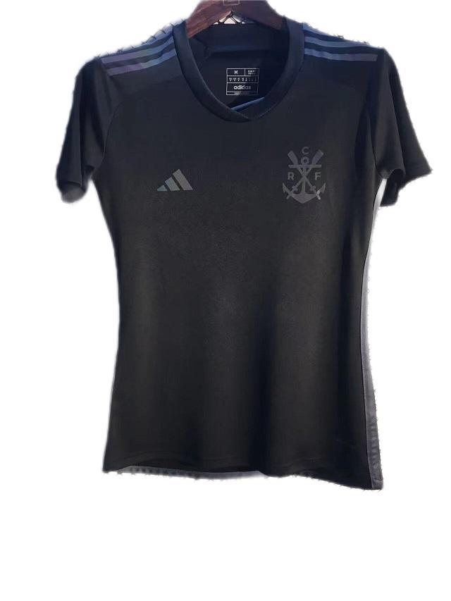 Flamengo Woman 23/24 Third Black Soccer Jersey