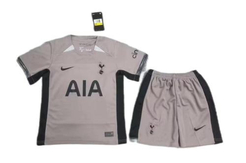 Kids-Tottenham 23/24 Third Brown Soccer Jersey