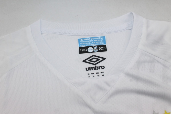 Grêmio 23/24 Away White Soccer Jersey