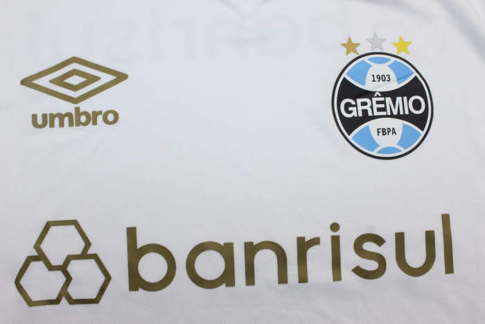 Grêmio 23/24 Away White Soccer Jersey