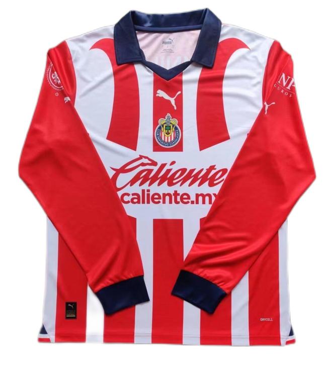 Chivas Guadalajara 23/24 Home Long Soccer Jersey