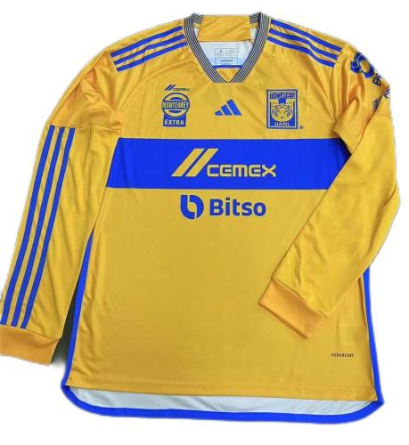 Tigres UANL 23/24 Home Long Soccer Jersey