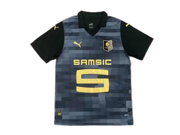 Stade Rennais 23/24 Third Black Soccer Jersey