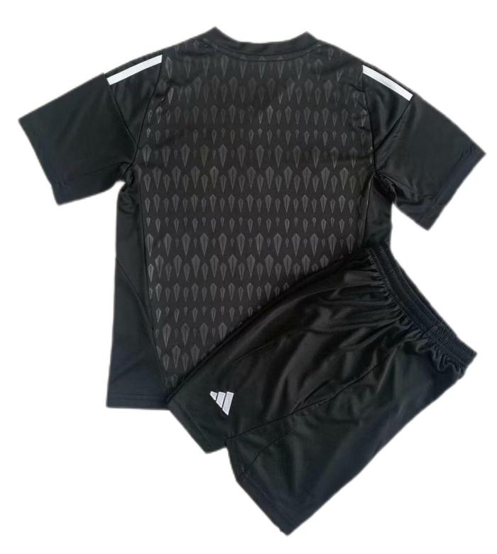 Kids-Manchester Utd 23/24 GK Black Soccer Jersey