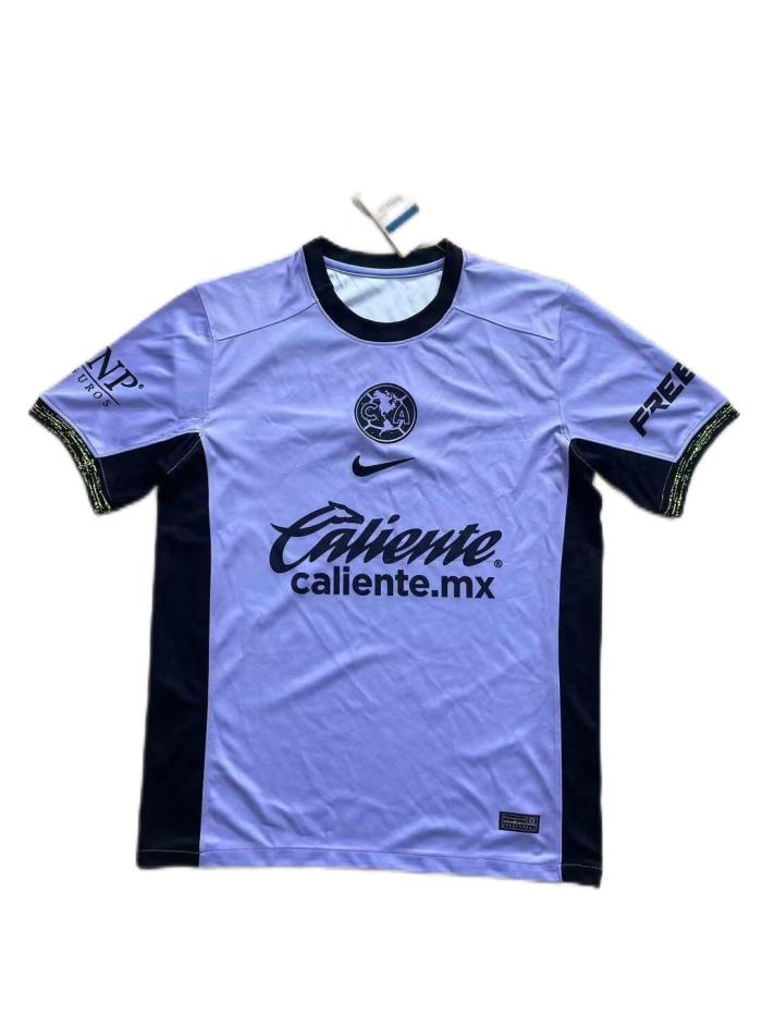 Club America 23/24 Third Purple/Black Soccer Jersey