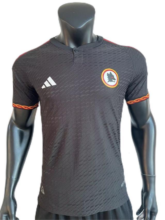 Roma 23/24 Third Black Soccer Jersey(Player)