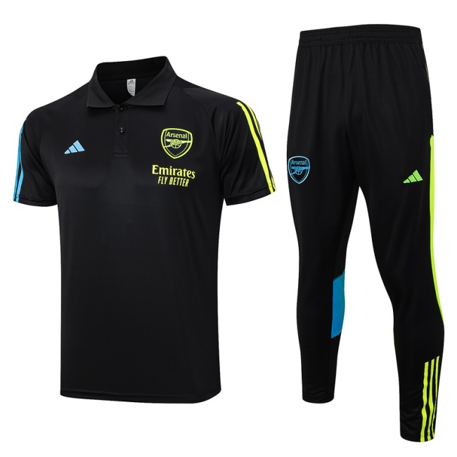Arsenal 23/24 Black/Blue/Yellow Training Kit Jerseys