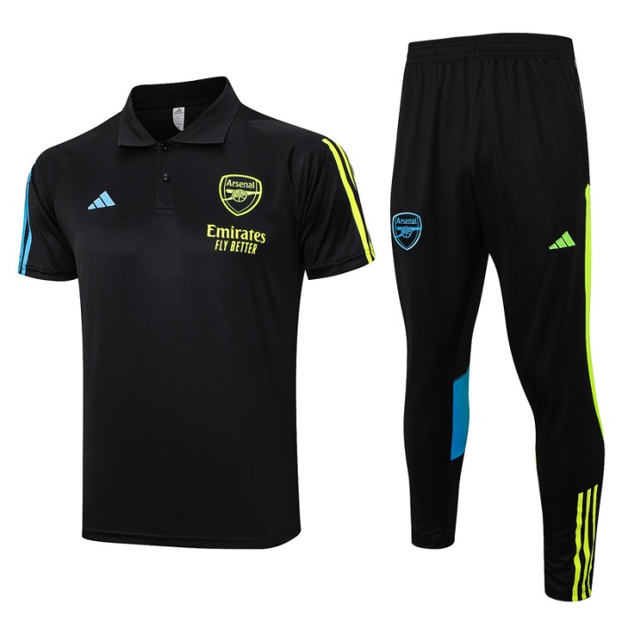 Arsenal 23/24 Black/Blue/Yellow Training Kit Jerseys