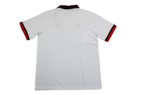AC Milan 89/90 Away White Soccer Jersey