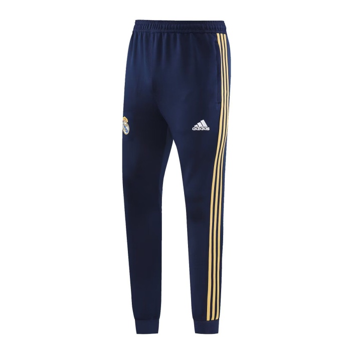 Real Madrid 23/24 Dark Blue/Golden Long Soccer Pants