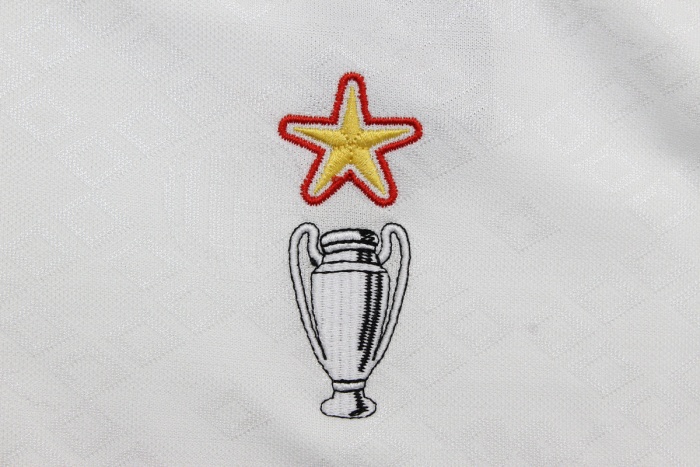 AC Milan 89/90 Away White Soccer Jersey