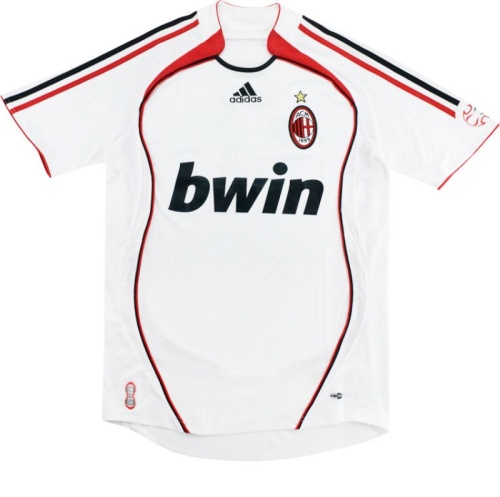 AC Milan 06/07 Away White Soccer Jersey