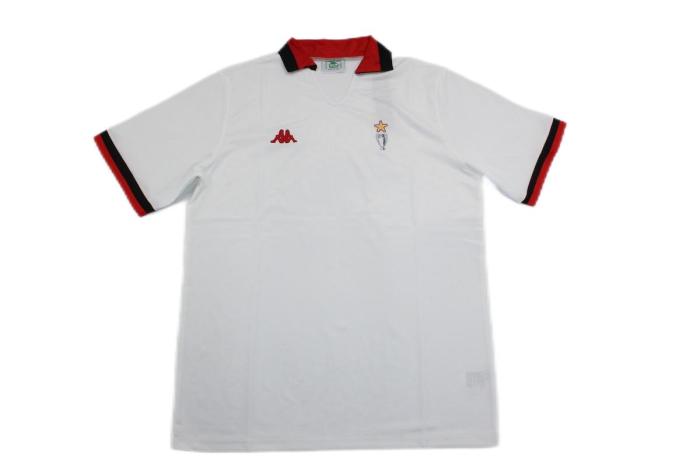 AC Milan 89/90 Away White Soccer Jersey