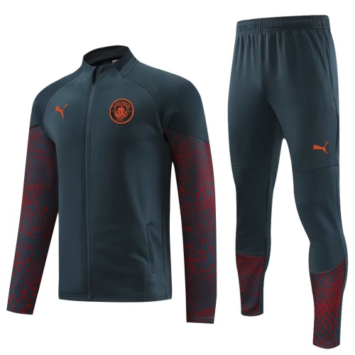 Manchester City 23/24 Tracksuit - Dark Grey