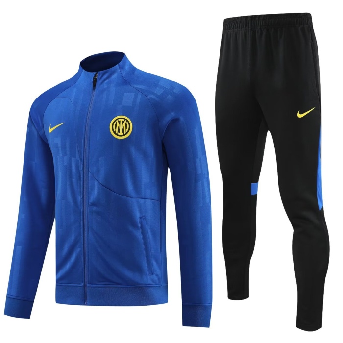 Inter Milan 23/24 Tracksuit - Blue/Yellow