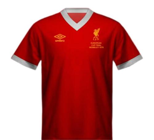 Liverpool 1978 UCL Final Soccer Jersey