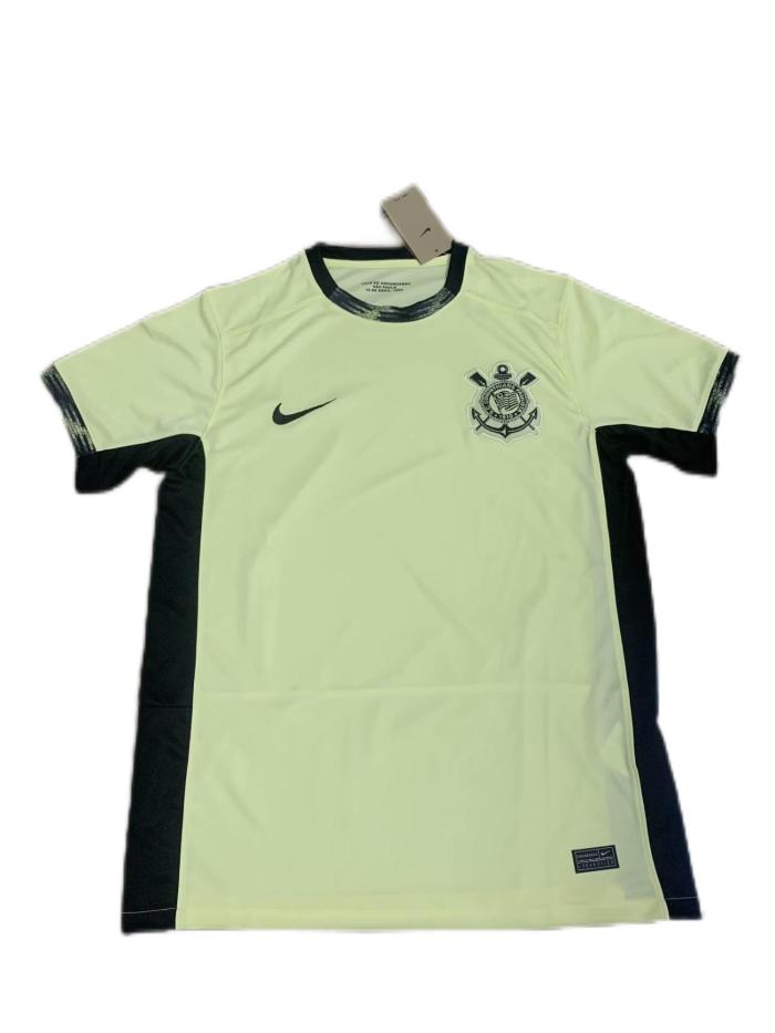 Corinthians 23/24 Third Light Yellow Soccer Jersey