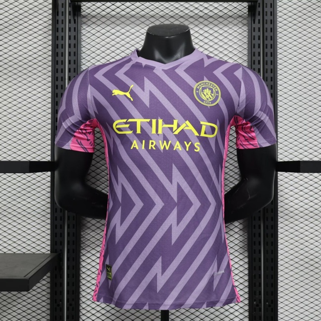 Manchester City 23/24 GK Purple Jersey(Player)