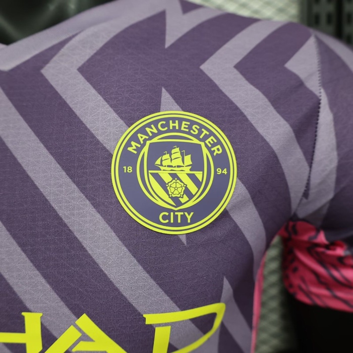 Manchester City 23/24 GK Purple Jersey(Player)