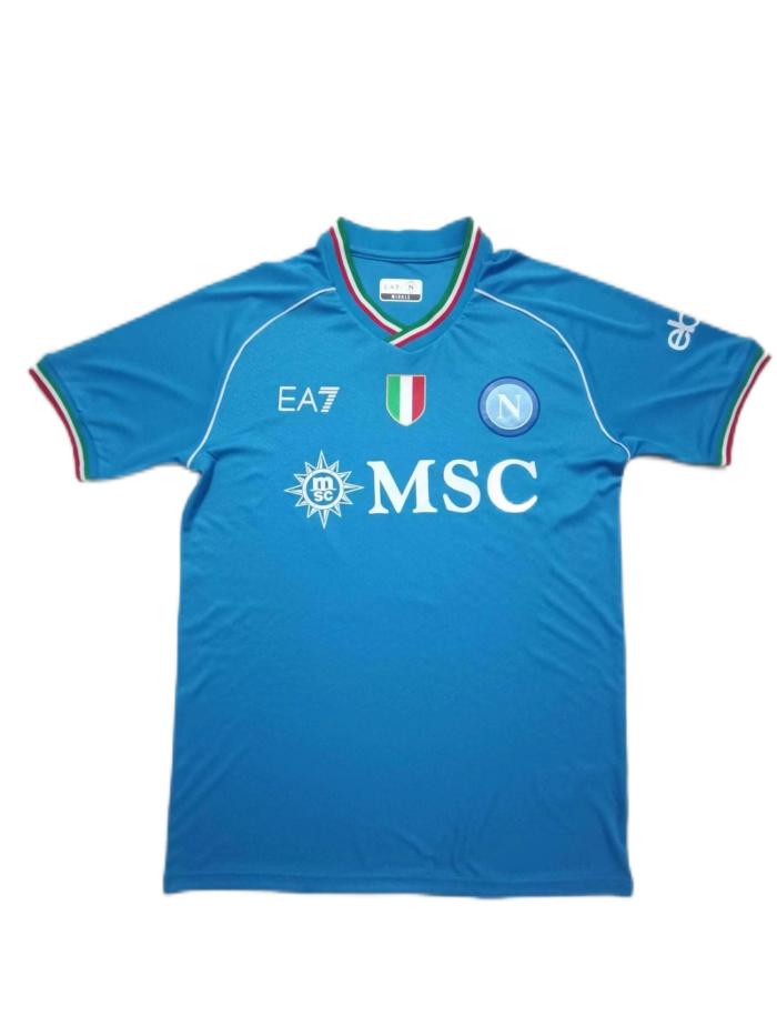 Napoli 23/24 Home UCL Soccer Jersey