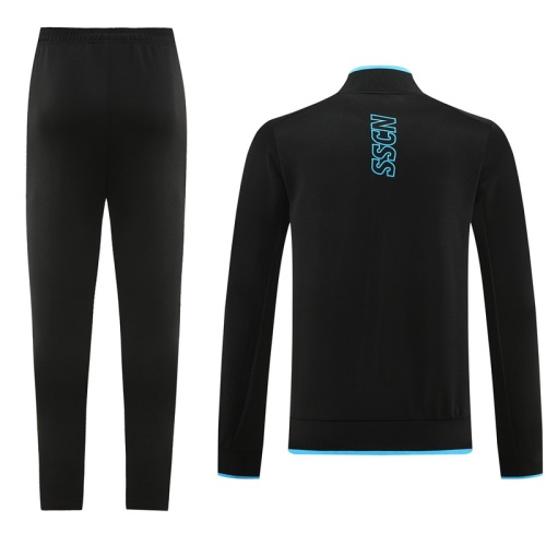 Napoli 23/24 Tracksuit - Black/Blue