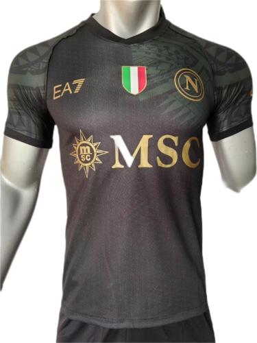 Napoli 23/24 Third Black Soccer Jersey(Player)