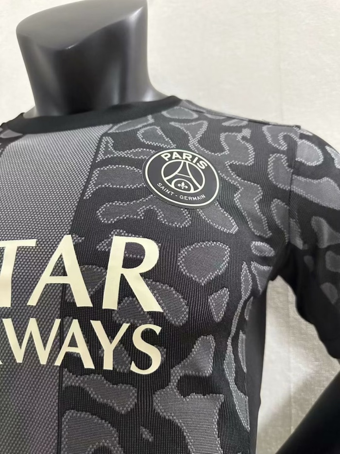 Paris St Germain 23/24 Third Black Jersey(Player)