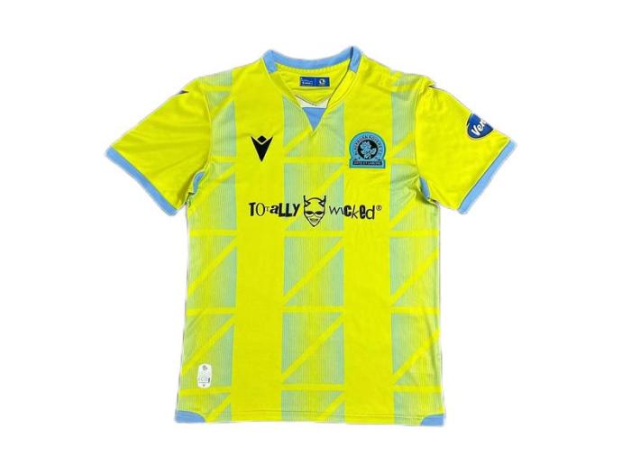 Blackburn 23/24 Third Lime Green Soccer Jersey