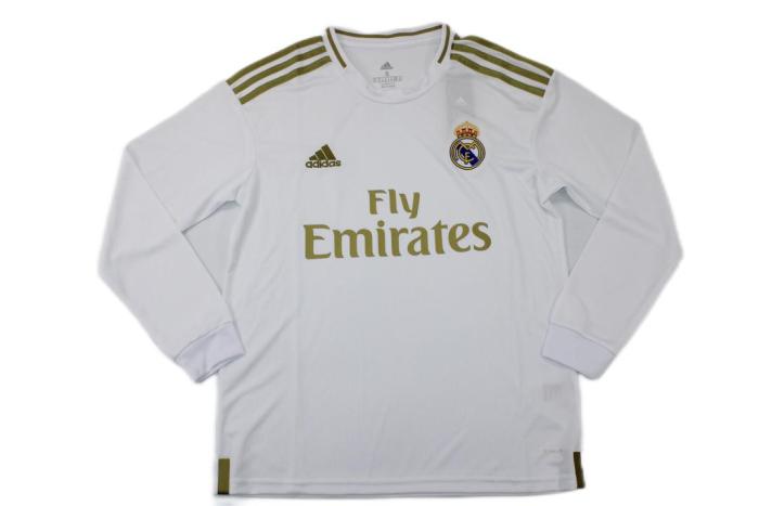 Real Madrid 19/20 Home Long Soccer Jersey