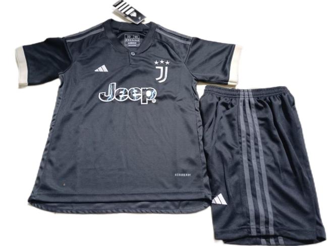 Kids-Juventus 23/24 Third Black Soccer Jersey
