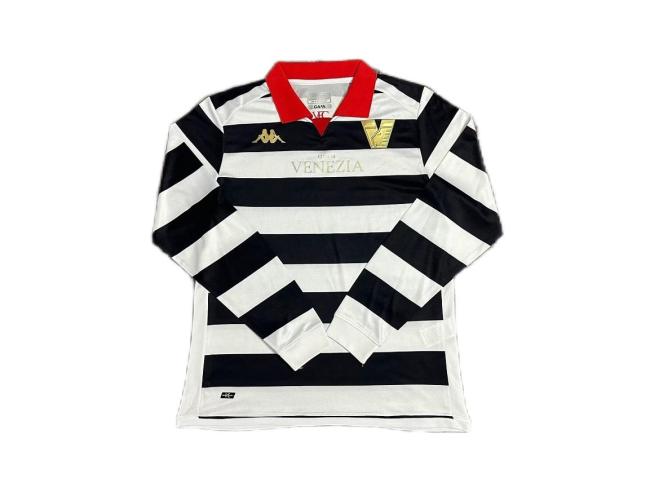 Venezia 23/24 Third Black/White Long Soccer Jersey