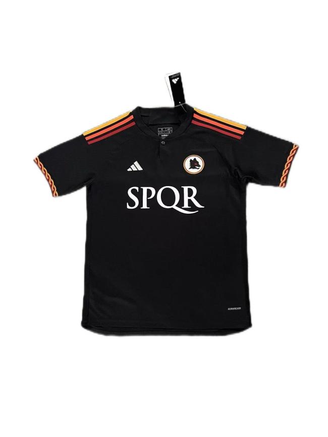 Roma 23/24 Third Black Sponsor Soccer Jersey