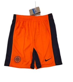 Inter Milan 23/24 Third Orange Soccer Shorts