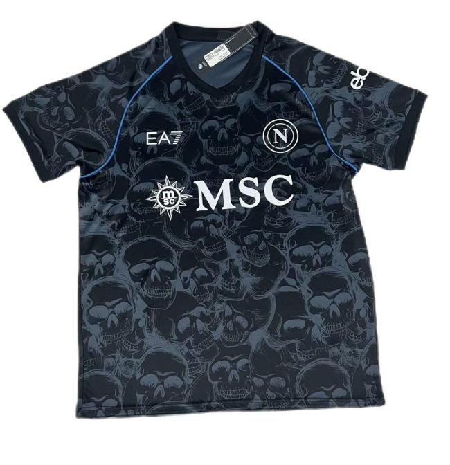 Napoli 23/24 Special Halloween Black Soccer Jersey