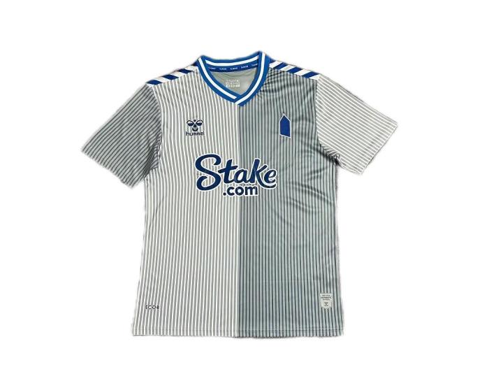 Everton 23/24 Third White/Grey Soccer Jersey