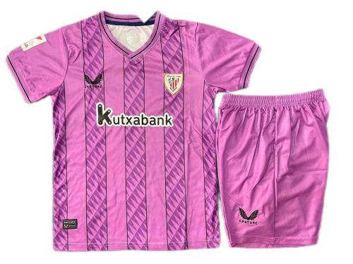Kids-Athletic Bilbao 23/24 GK Pink Soccer Jersey