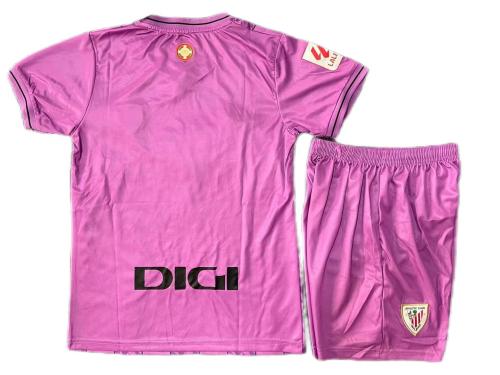 Kids-Athletic Bilbao 23/24 GK Pink Soccer Jersey