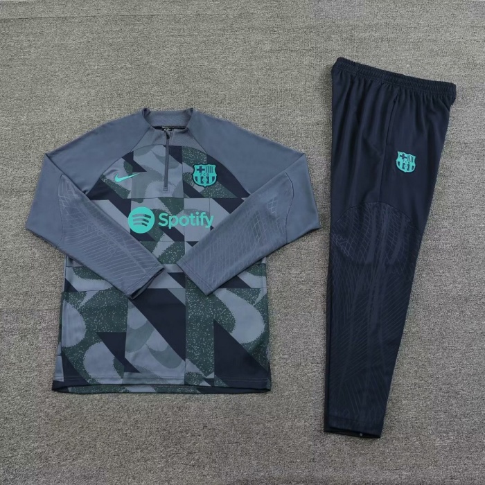Barcelona 23/24 Tracksuit - Dark Grey