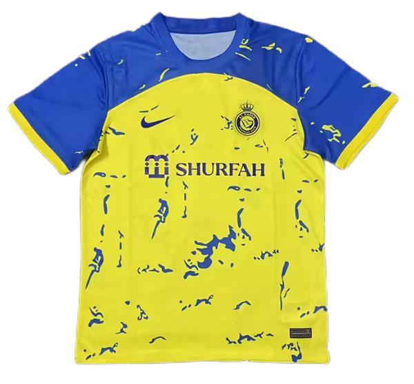 Al-Nassr 23/24 Special Yellow/Blue Soccer Jersey