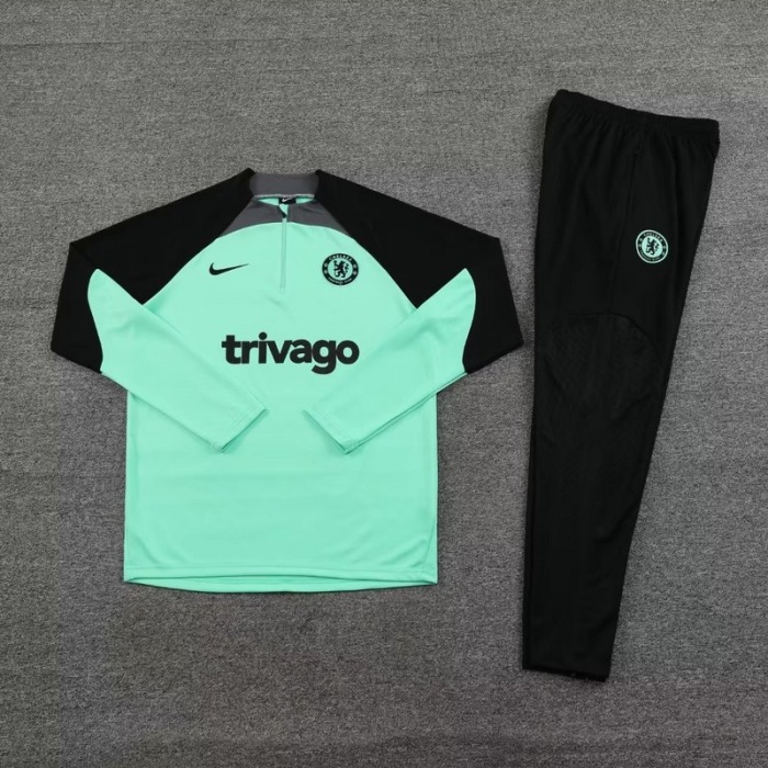 Chelsea 23/24 Tracksuit - Green/Black