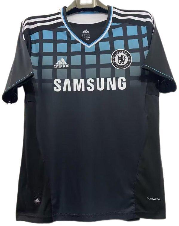 Chelsea 11/12 Away Black Soccer Jersey