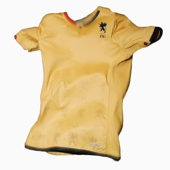 Genoa 23/24 Third Yellow Soccer Jersey