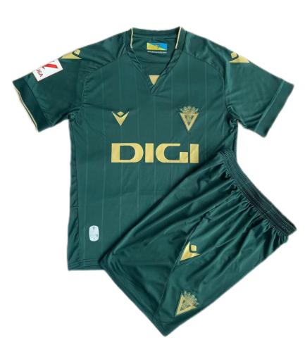 Kids-Cadiz 23/24 Third Green Soccer Jersey