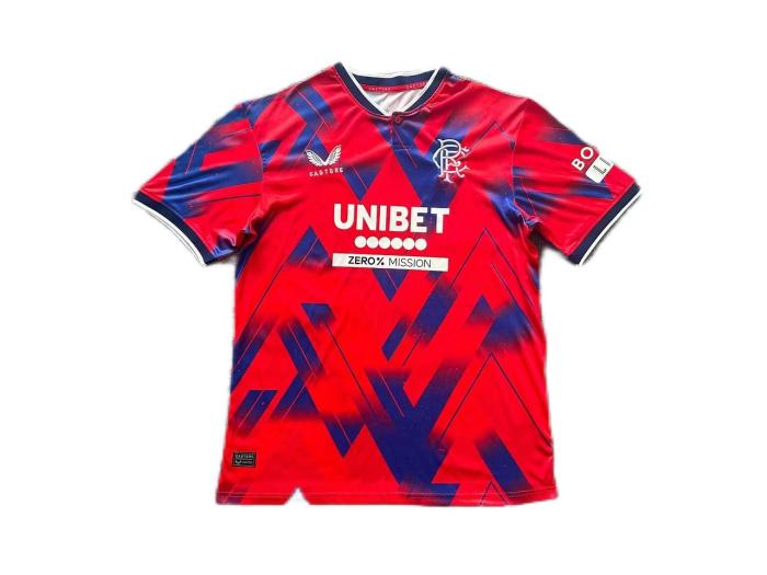 Rangers 23/24 Fourth Red/Blue Soccer Jersey