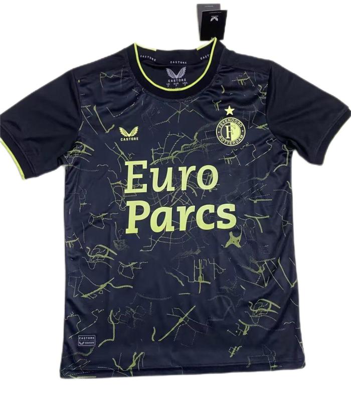 Feyenoord 23/24 Fourth Black Soccer Jersey